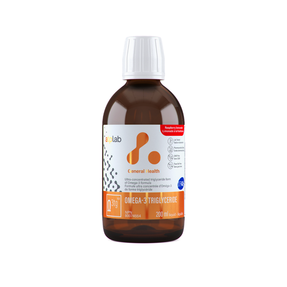 Premium Omega 3 Triglyceride Fish Oil Supplement - Raspberry Lemonade Flavor 200ml Bottle for Heart, Brain & Joint Health - Perfect for Daily Wellness Routine & Active Lifestyle