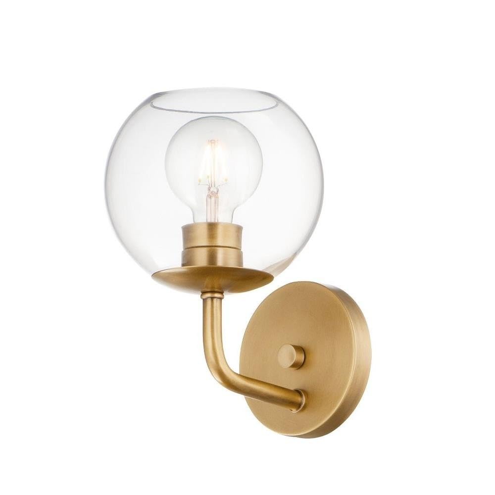 Maxim Branch - Modern One Light Wall Sconce for Bedroom, Living Room & Hallway - Elegant Plug-in or Hardwired Wall Light Fixture
