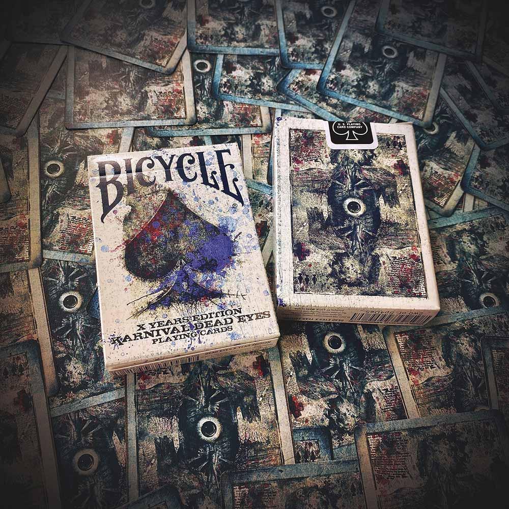 Bicycle Karnival Dead Eyes Playing Cards - Limited X Years Edition | Premium Collectible Deck for Magic Tricks, Poker & Card Games
