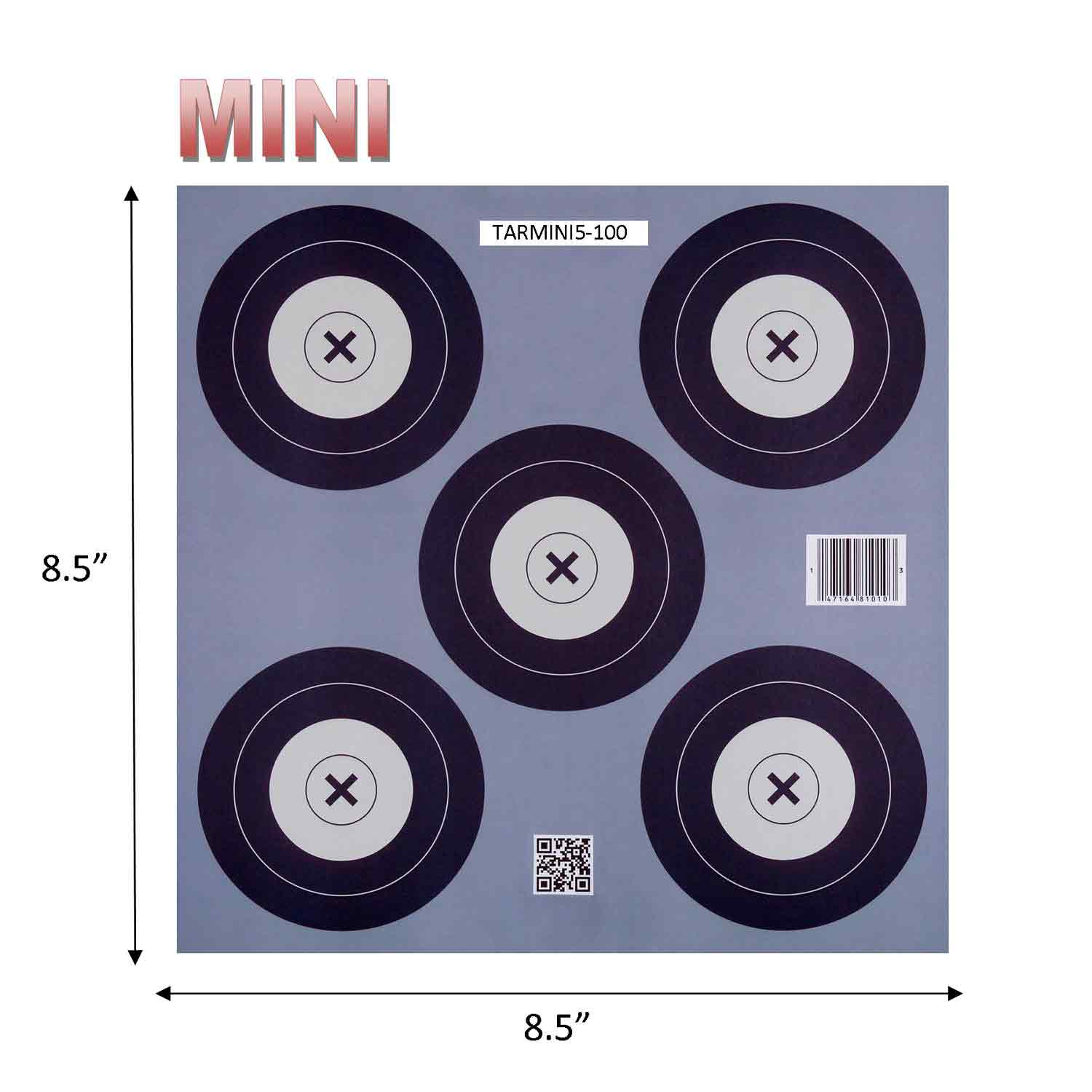 30-06 Mini Archery Target Sets - 5 Spot 20ct for Indoor & Outdoor Practice - Perfect for Backyard, Hunting, and Competition Training