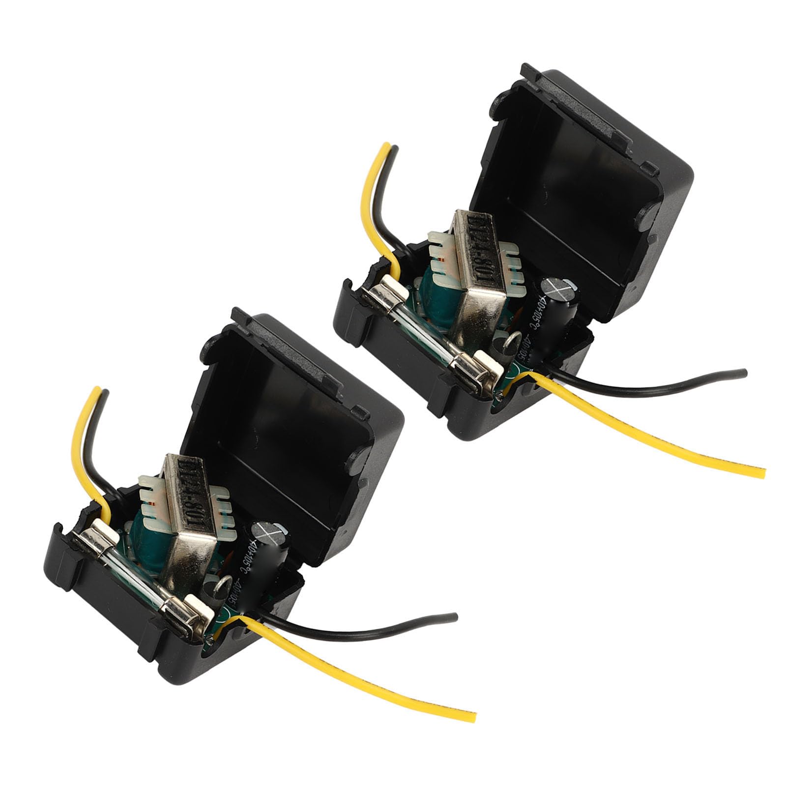 12V Stereo Power Supply Filter - 2 Pack Audio Noise Reduction Power Filter for Equalizers & Amplifiers - Improve Sound Quality for Home & Car Audio Systems