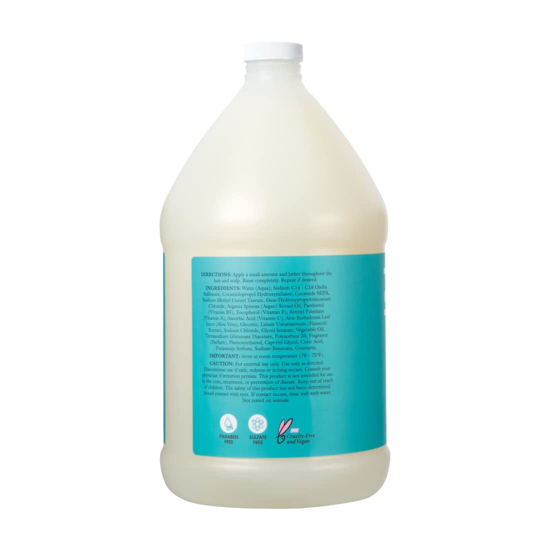 Ginger Lily Farms 100% Pure Moroccan Argan Oil Body Wash, Shampoo & Conditioner Set - 1 Gallon Each - Hydrating & Nourishing for Dry Skin & Damaged Hair - Perfect for Spa Day & Daily Hair Care Routine