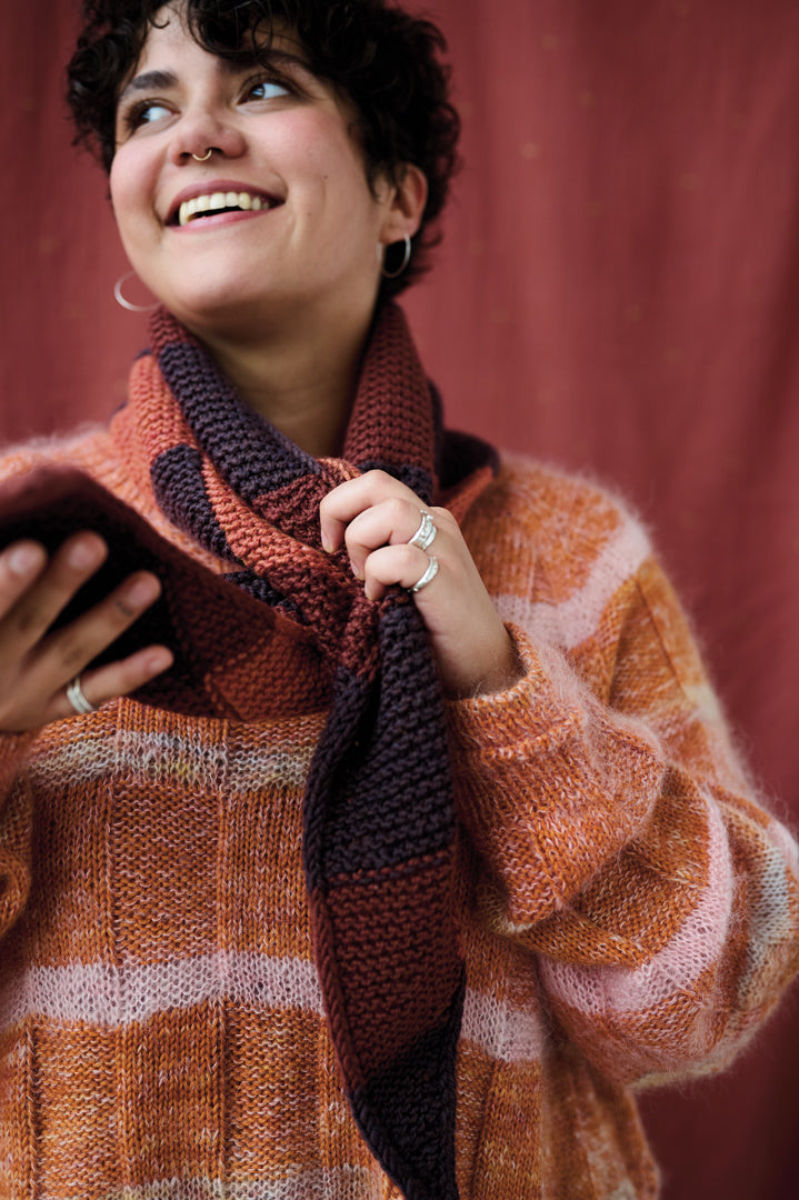 Bread & Butter x Catie Robbins Redware Shawl Bundle - Stylish Women's Fashion Wrap for Fall & Winter - Perfect for Parties, Weddings & Evening Events