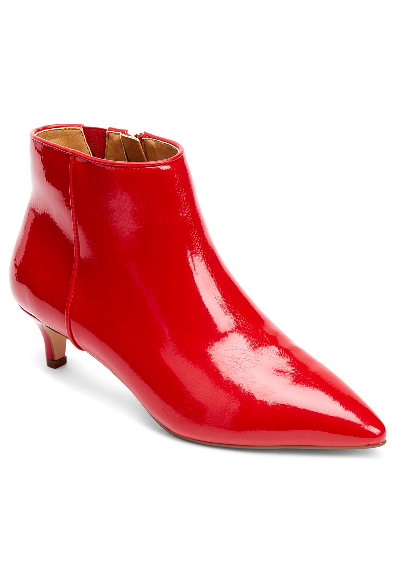 Comfortview Women's Wide Width The Meredith Bootie - Stylish & Comfortable Ankle Boots for Casual Wear, Office & Outdoor Activities