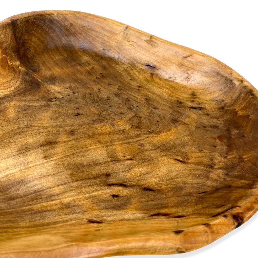 Natural Root Wood Serving Platter Tray - 10.75