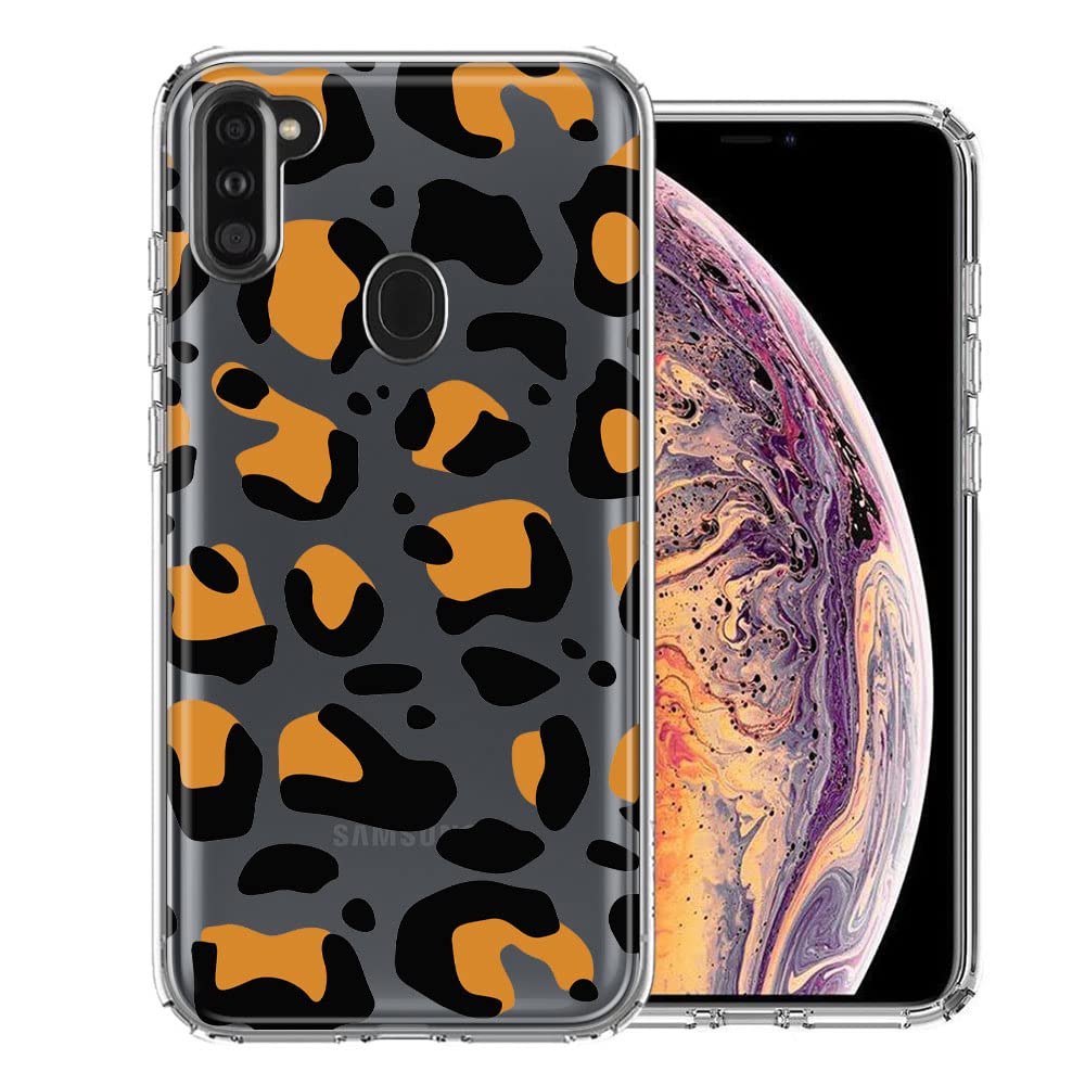 MUNDAZE Samsung Galaxy A11 Case - Premium Animal Print Phone Cover with Leopard & Jaguar Design | Durable Protection for Everyday Use, Work & Travel