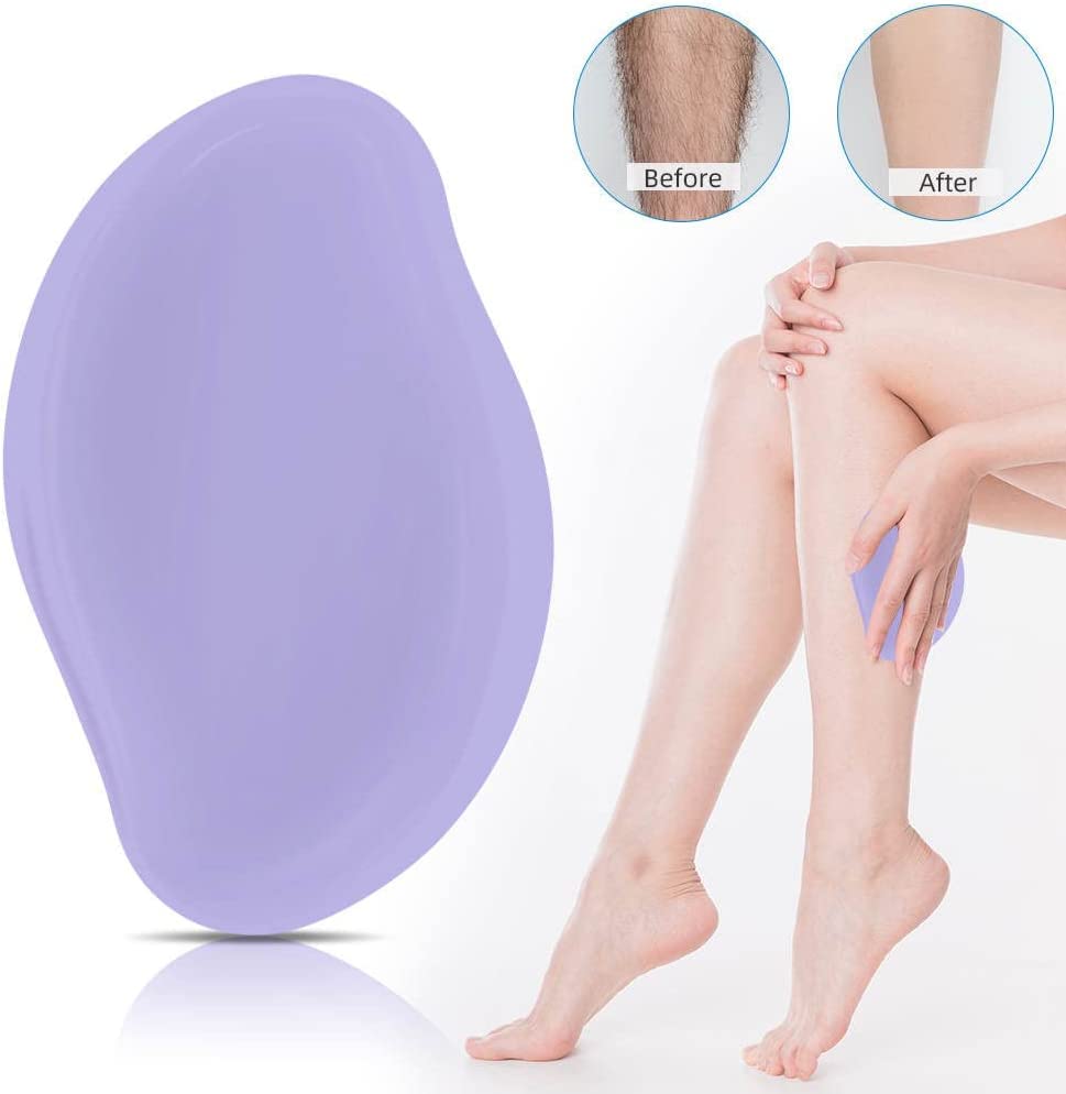 SPEFEZ Crystal Hair Eraser - Painless Exfoliating Hair Remover for Arms, Legs & Back | Reusable & Washable Portable Hair Removal Tool | Perfect for Travel, Gym & Smooth Skin Care