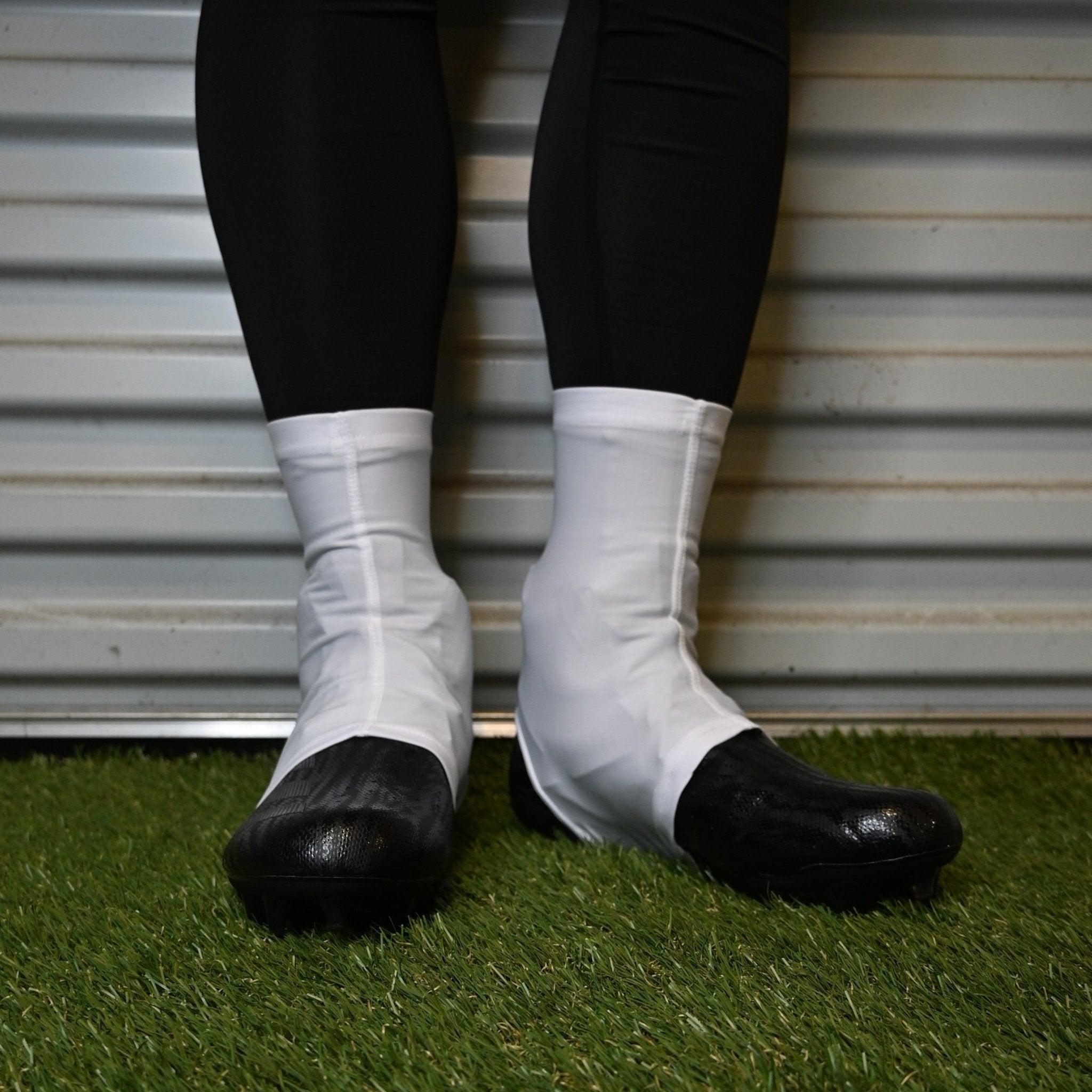 Premium White Cleat Covers for Soccer & Baseball - Non-Slip Shoe Protectors for Indoor & Outdoor Sports - Perfect for Gym Floors, Turf Fields & Hardwood Courts