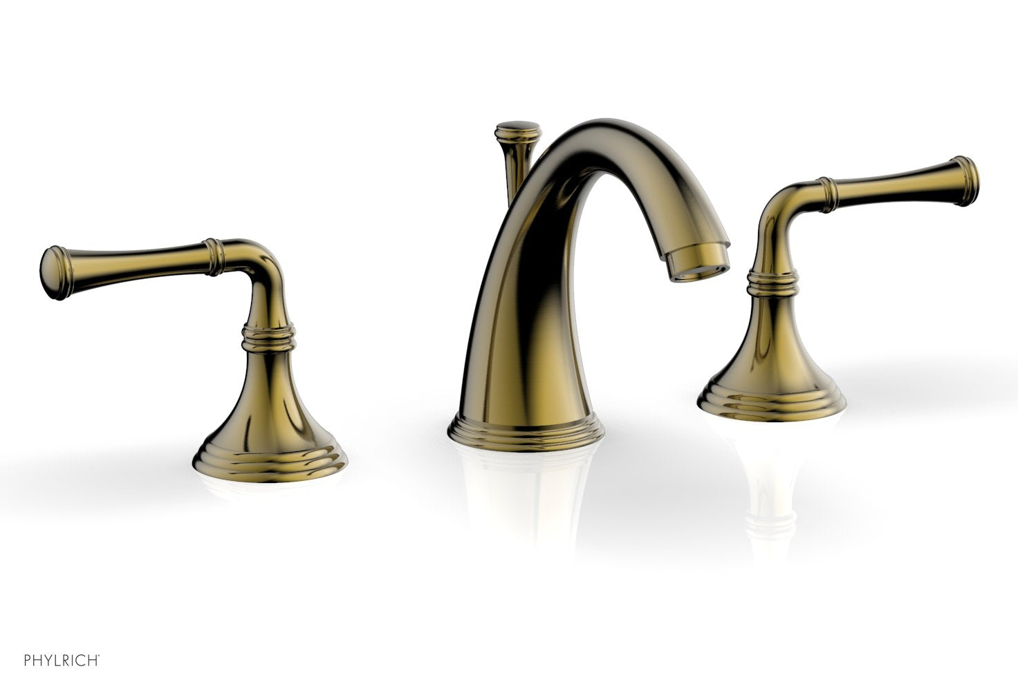 3-Hole Widespread Bathroom Faucet - D205 Brushed Nickel Finish for Vanity Sink - Perfect for Modern Home & Commercial Restrooms