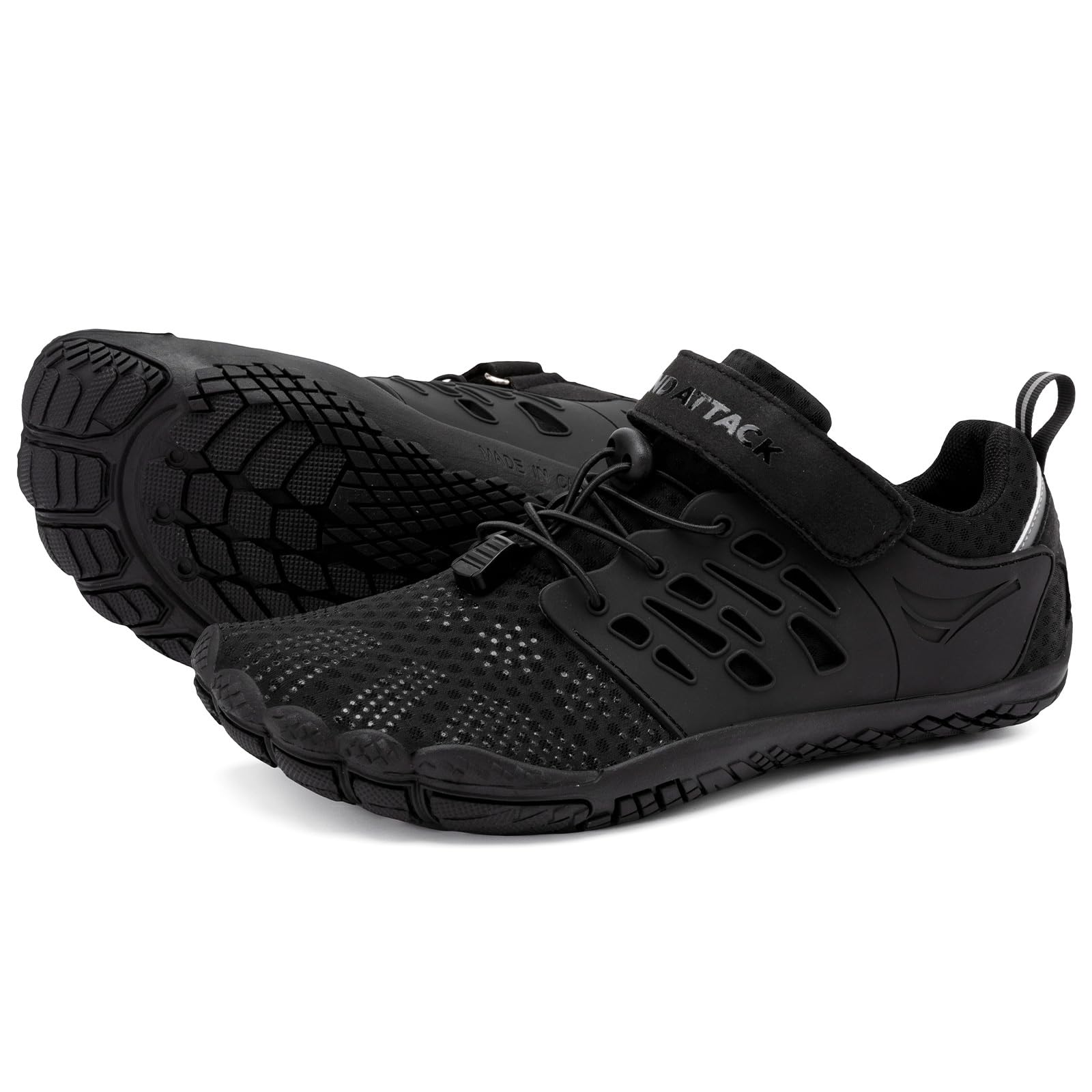 Grand Attack Barefoot Shoes for Women - Minimalist Zero Drop Lightweight Cross-Trainers | Perfect for Wrestling, Boxing, Weightlifting & Walking | Gym, Home Workouts & Outdoor Activities