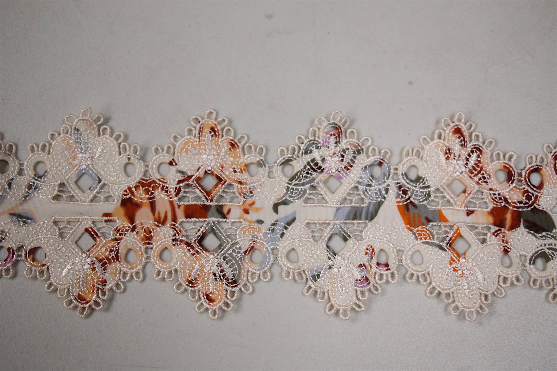 Stylish Apricot Floral Embroidered Swimwear - Perfect for Beach Vacations & Pool Parties