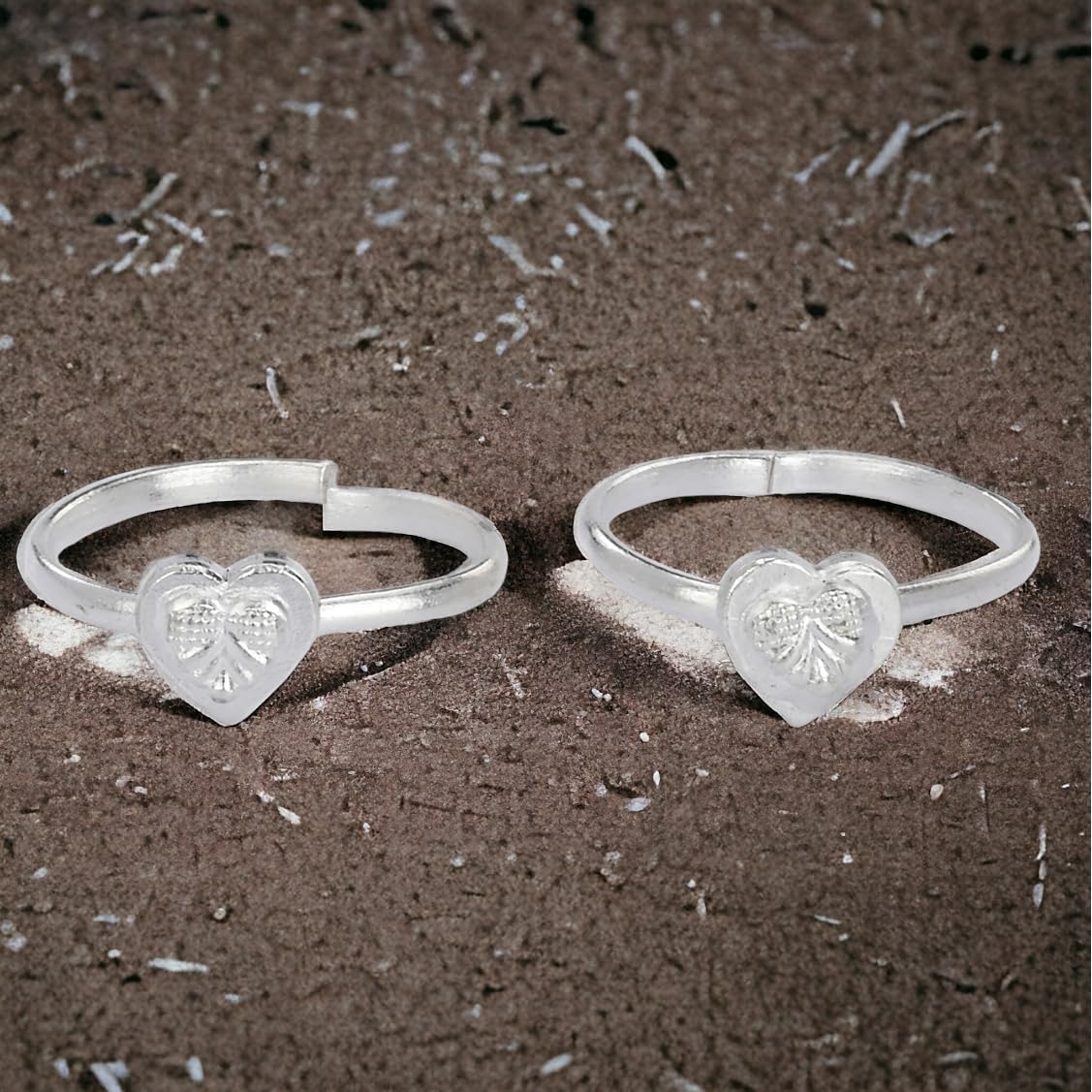 AanyaCentric Adjustable Toe Rings for Women - Set of 2 Pairs, Traditional & Fashion Foot Jewelry - Perfect for Beach, Summer & Boho Style Outfits