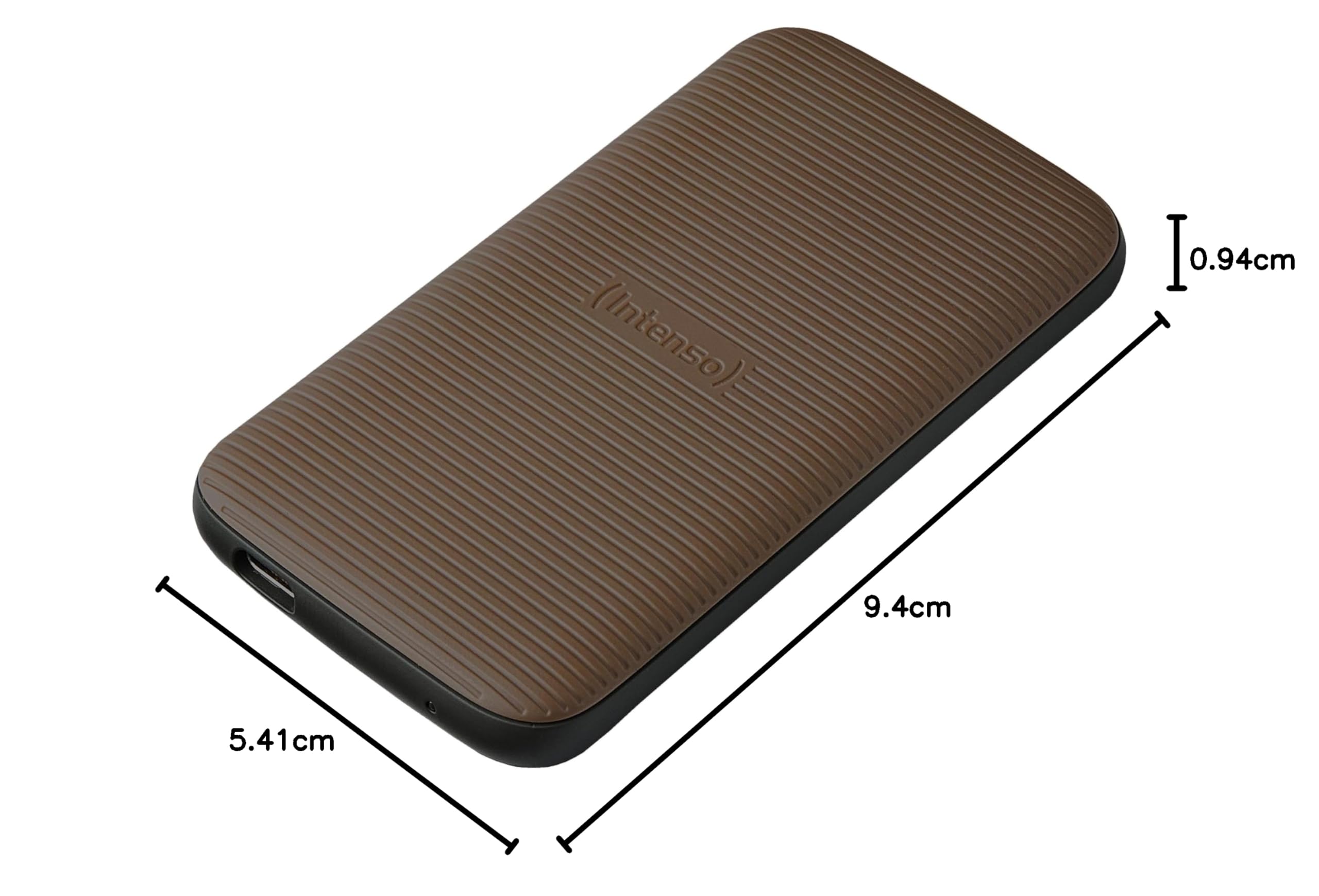 Intenso TX500 2TB Portable External SSD - USB 3.2 Gen 2x1 (10Gbps) up to 1000MB/s - High-Speed Storage for Gaming, Photography & Video Editing - Compact & Durable for Travel & Work
