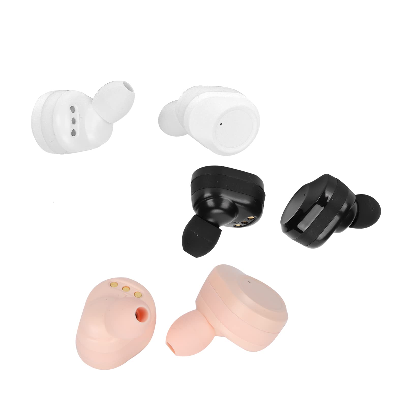 Zyyini G05 Wireless Bluetooth Earbuds with Noise Cancelling, Ergonomic In-Ear Design & Charging Case - Perfect for Music, Workouts, Commuting & Office Use (White)