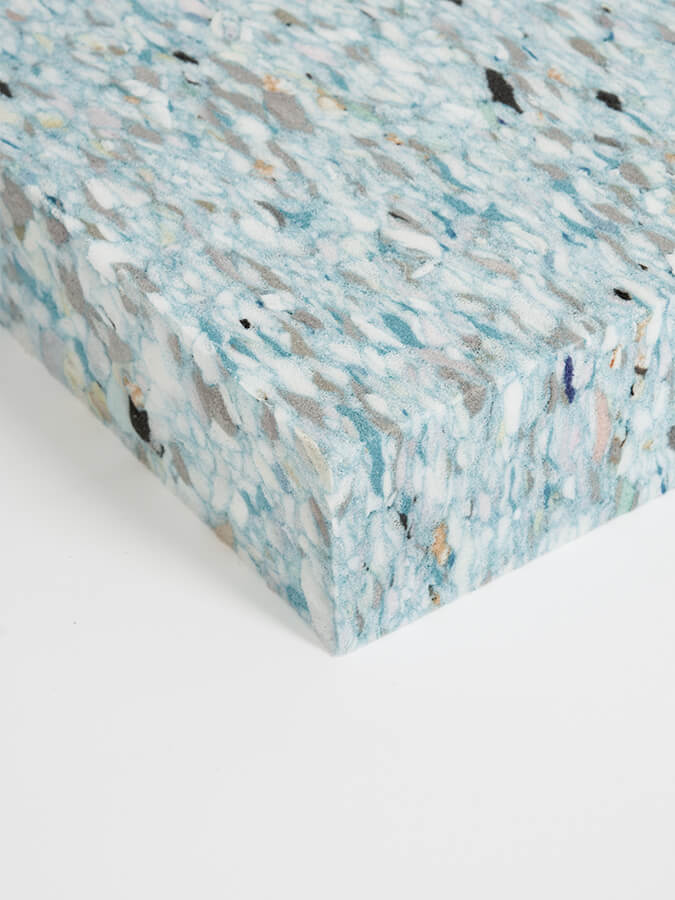 Eco-Friendly Recycled Foam Yoga Block - 40 x 30 x 5cm Non-Slip Yoga Brick for Home & Studio Practice - Perfect for Yoga, Pilates, Meditation & Stretching Exercises