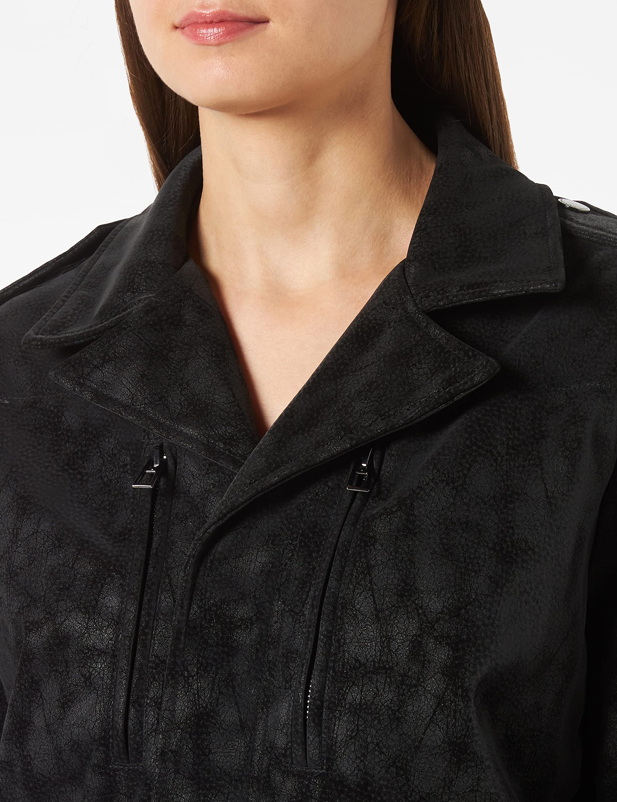 Desigual Women's Winter Coat - Fashionable Long Trench Coat with Belt, Water-Resistant Outerwear for Fall and Winter | Perfect for Office, Dating & Outdoor Activities