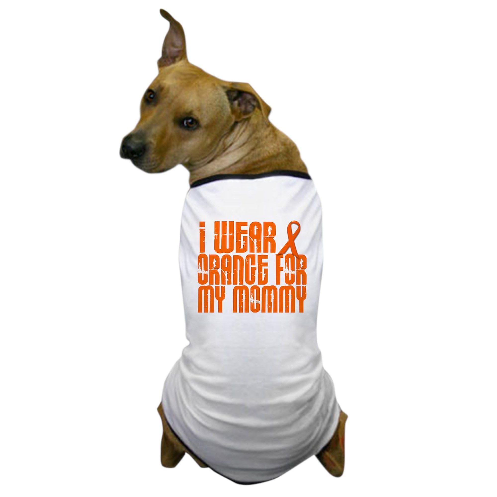 I Wear Orange for My Mommy 16 Dog T-Shirt - Funny Pet Costume for Dogs | Cute Pet Clothes for Special Occasions & Family Photos