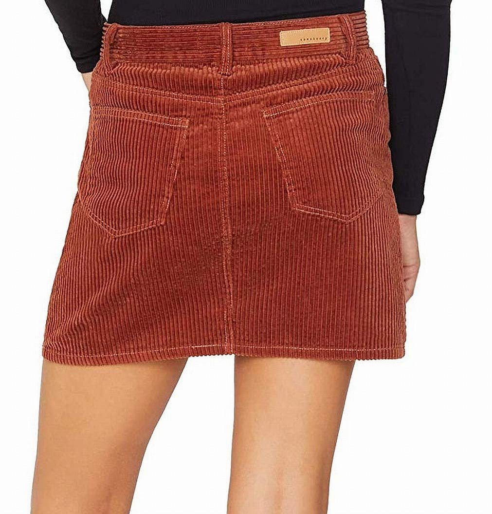 Sanctuary Women's Corduroy Mini Skirt - Stylish & Comfortable A-Line Skirt for Casual Outings, Fall Fashion & Date Nights