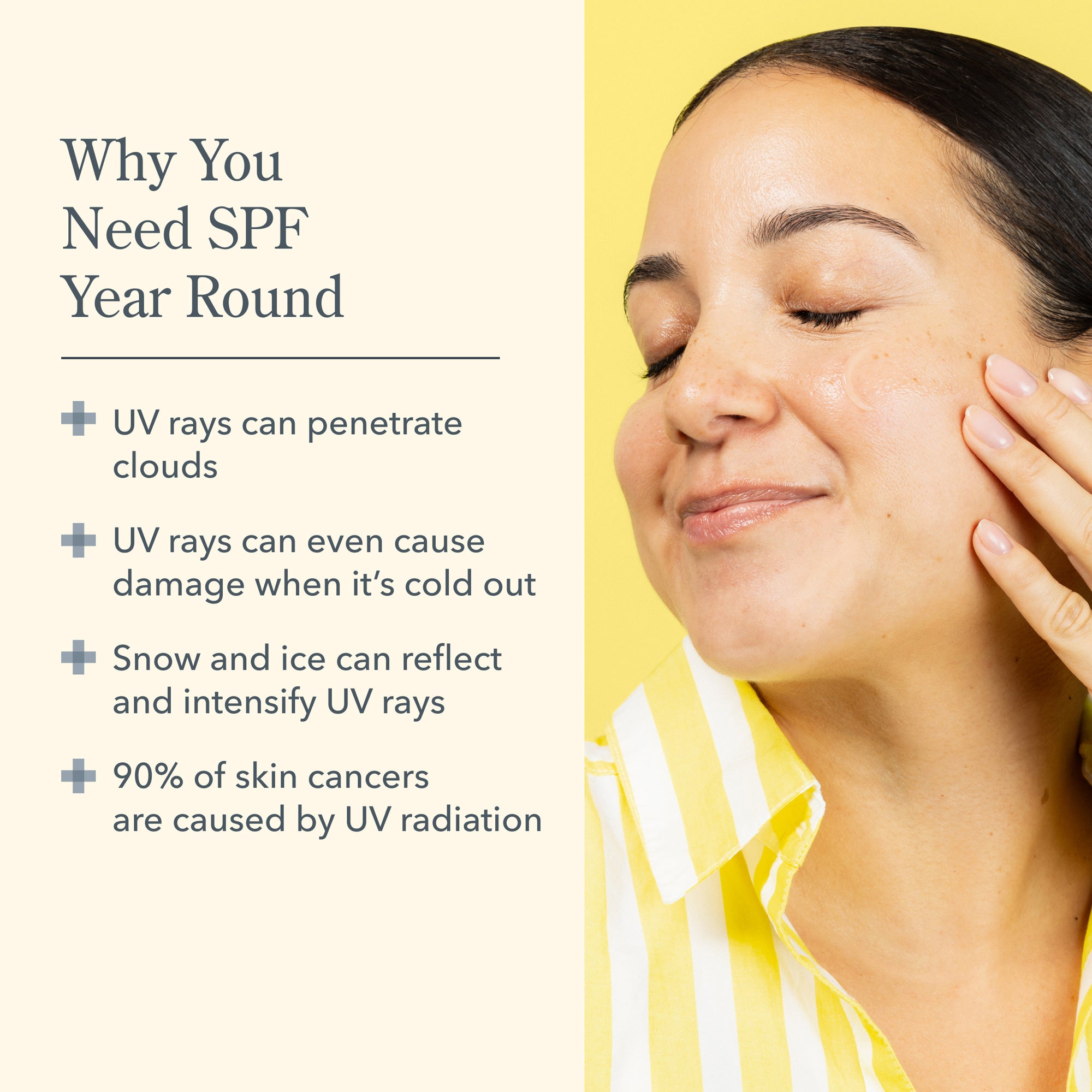 SPF 43 Tinted Primer Serum with Milk Tint - Lightweight Moisturizing Face Makeup Base for Daily Sun Protection & Flawless Coverage - Perfect for Work, Date Night & Outdoor Activities