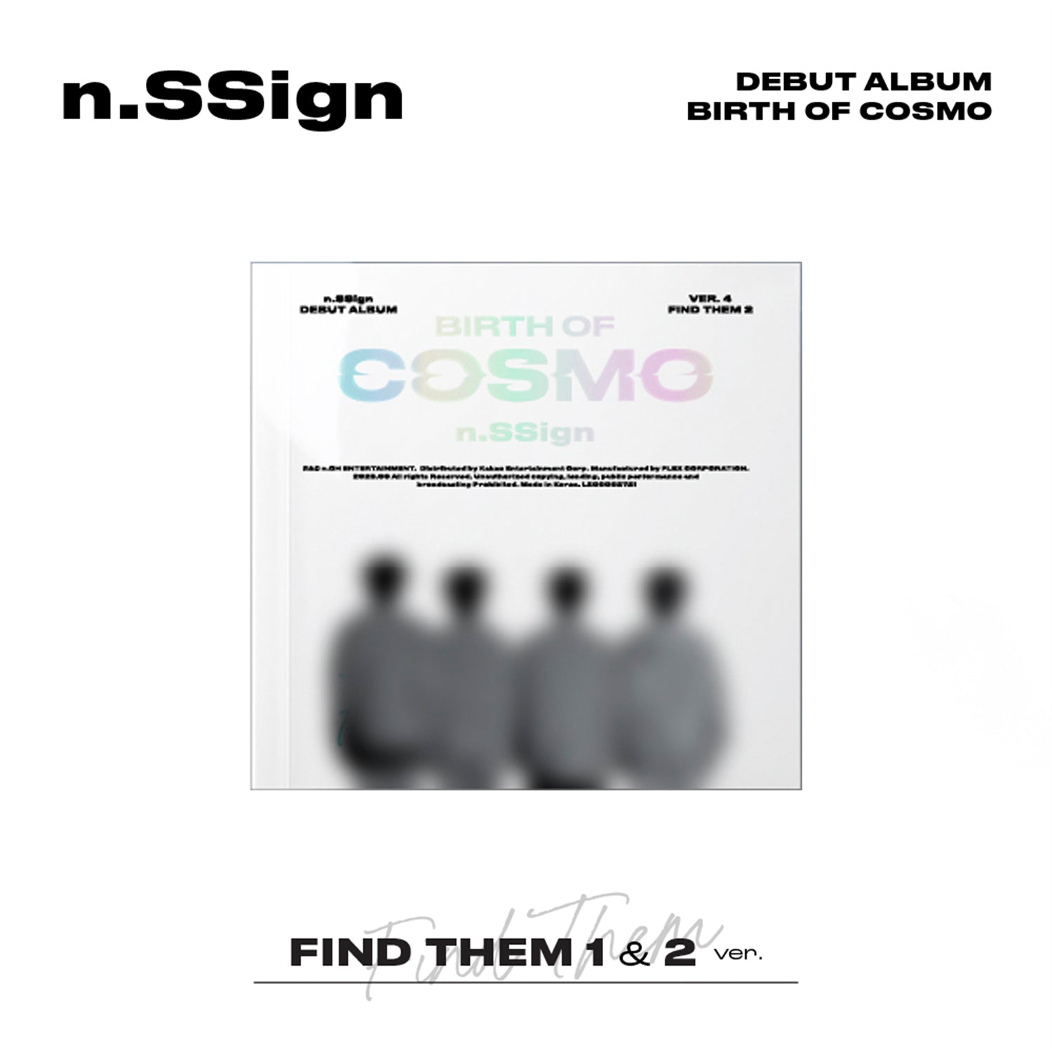 N.SSIGN DEBUT ALBUM 'BIRTH OF COSMO' (FIND THEM) - K-Pop Collectible CD for Fans | Perfect for Music Lovers & Gift Giving