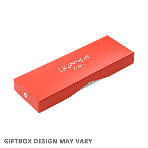 Premium Caran d'Ache 849 Metal Fountain Pen - Elegant Red Ink Writing Instrument for Professionals & Collectors | Perfect for Office, Journaling & Luxury Gift Giving