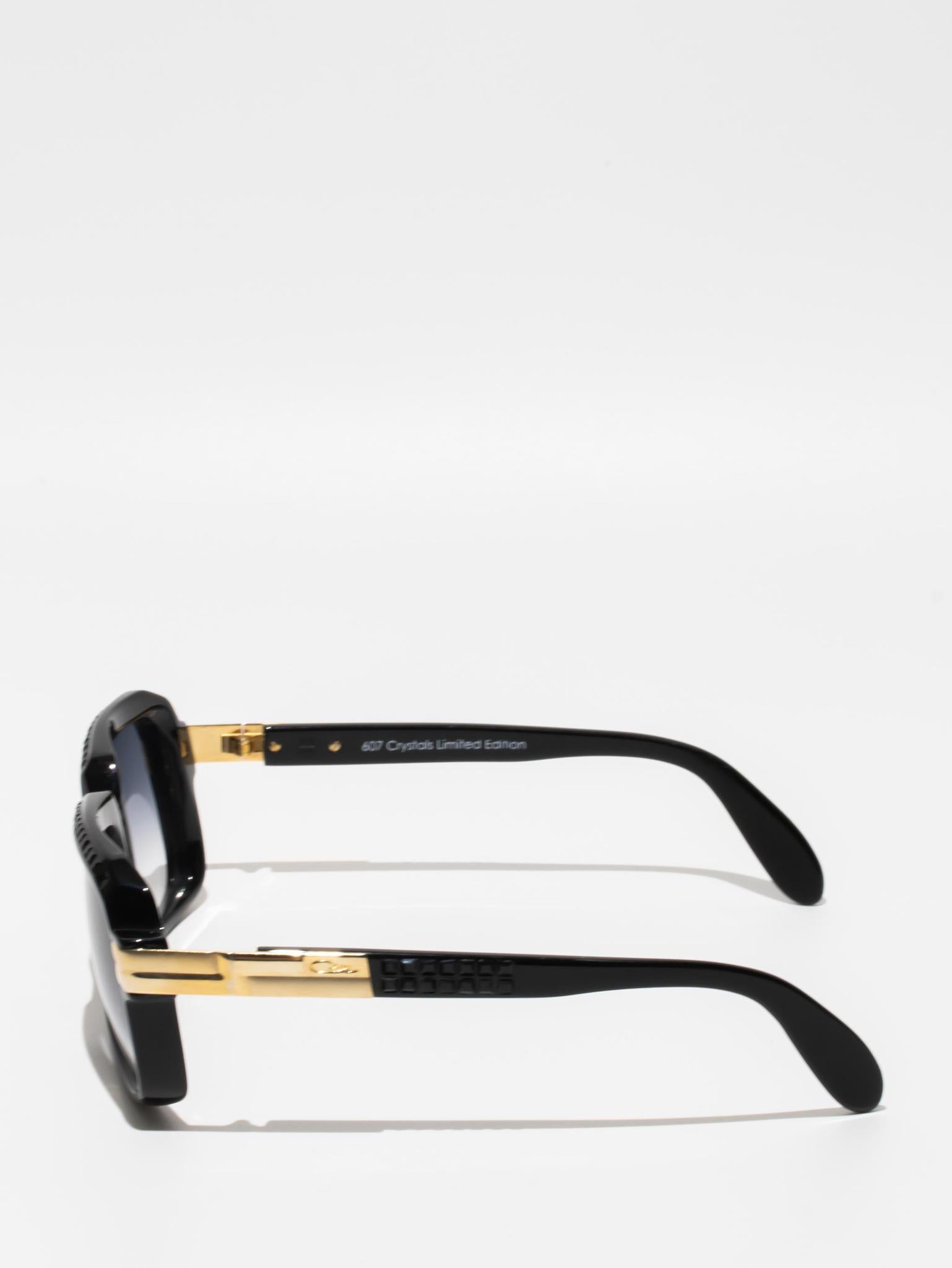 CAZAL 607/3 502 CRYSTALS LIMITED EDITION Sunglasses - Luxury Designer Frames for Men & Women - Perfect for Fashion, Parties & Outdoor Activities