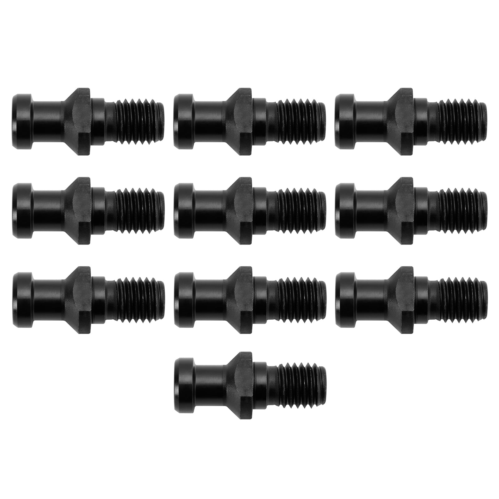 10x CAT40 15° 0.747 Pull Stud Coolant Thru Retention Knob for DMG Mori & Doosan CNC Machines - Perfect for High-Speed Milling & Precision Machining