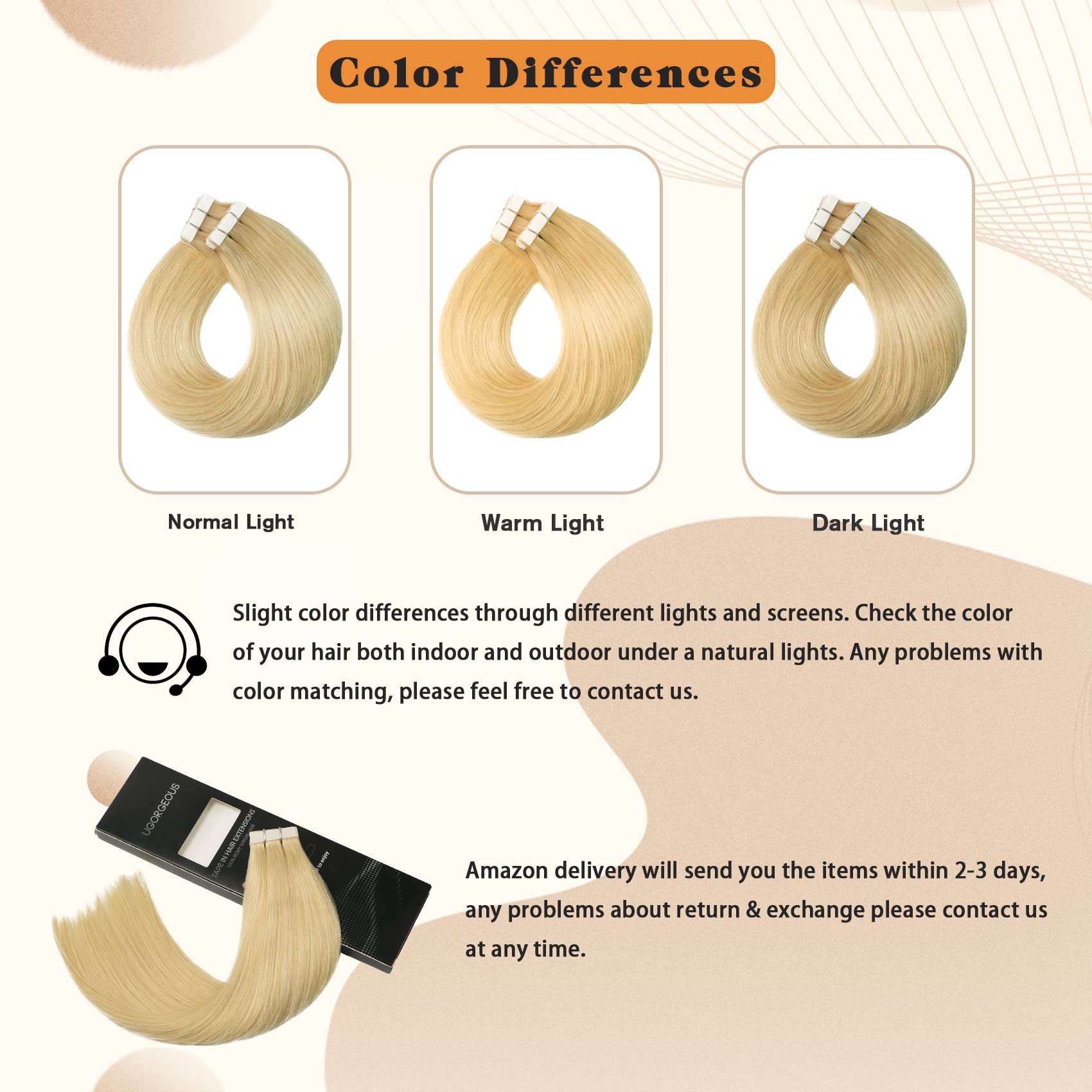 Premium 22Inch Tape-in Human Hair Extensions – Bleached Blonde 613# (50g/set 20pcs) | Seamless, Straight, Soft, No Tangling & No Shedding | Strong Adhesive for Long-Lasting Wear | Perfect for Daily Styling, Parties & Special Occasions