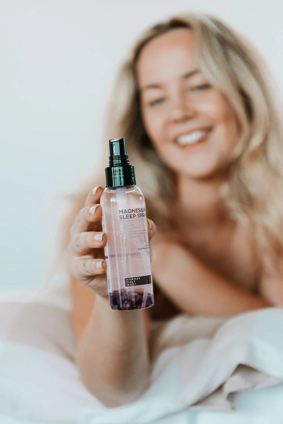 Natural Sleep Aid Magnesium Amethyst Spray for Relaxation & Better Sleep – Perfect for Nighttime Use & Stress Relief