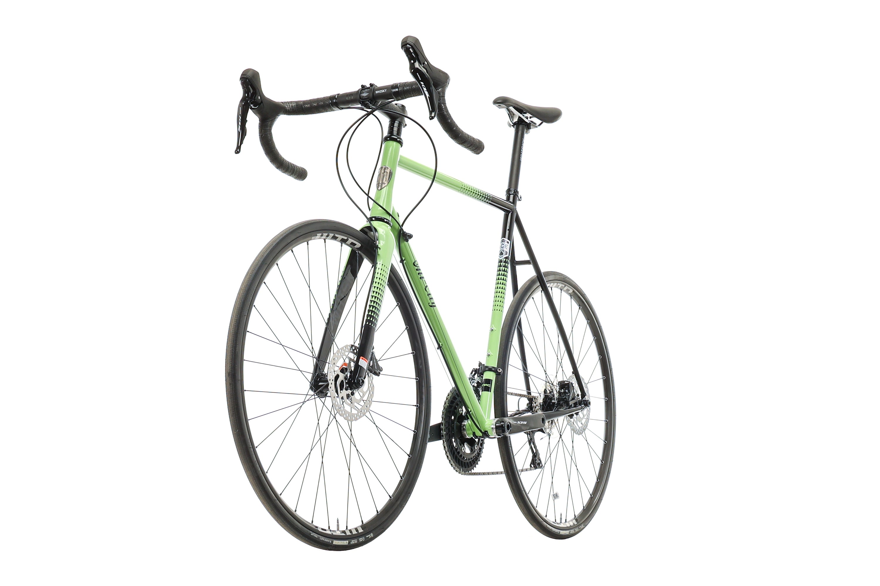 All City Zig Zag 105 Road Bike 2023 - 58cm Lightweight Aluminum Frame with Shimano 105 Groupset - Perfect for Commuting, Fitness Riding & Weekend Adventures