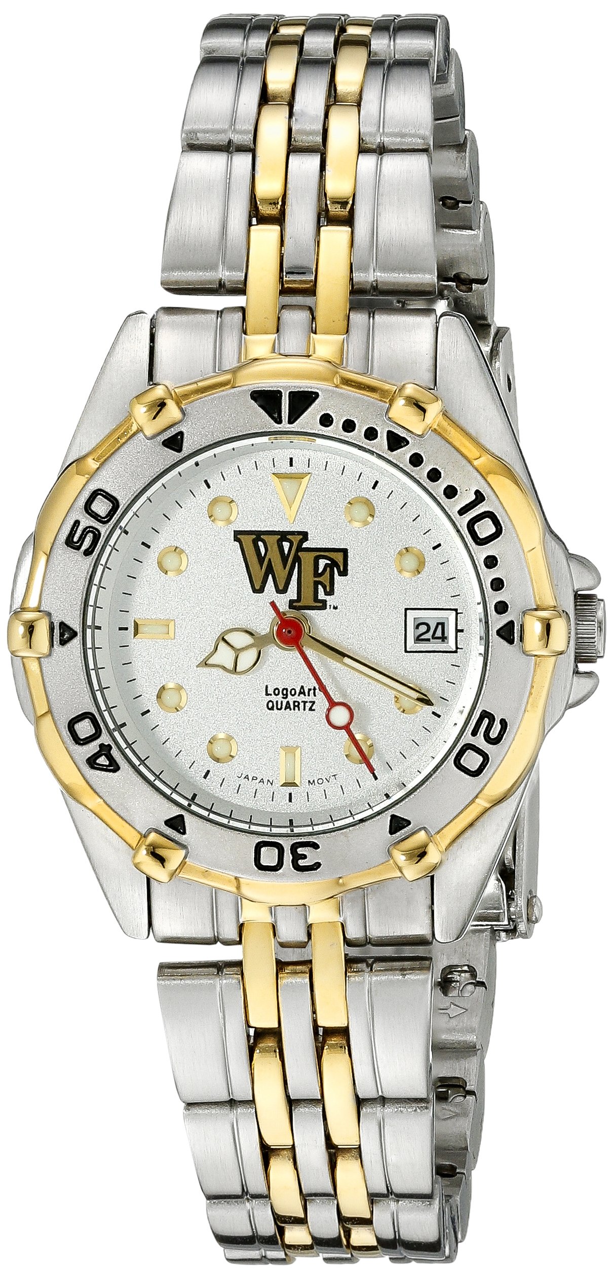Wake Forest Demon Deacons Women's All Star Watch - Stainless Steel Bracelet, Waterproof & Elegant Design - Perfect for Gifts, Game Days & Special Occasions