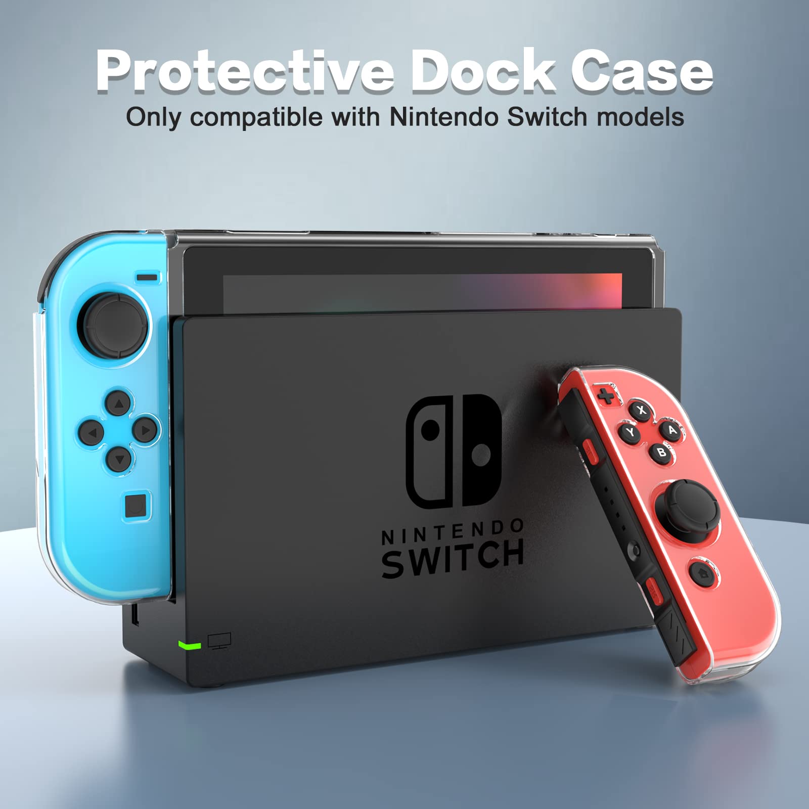 Nintendo Switch Case with Screen Protector - Protective Cover for Switch Console & Joy-Cons | Perfect for Travel, Gaming, and Storage Protection