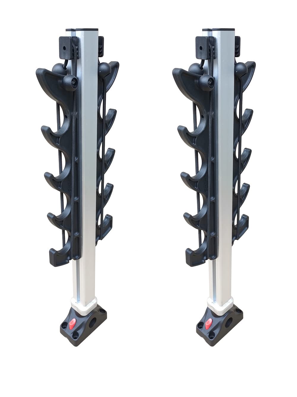 Brocraft Crappie Rod Holder - Boat Rod Storage System & Transport Rack for Fishing Rods | Perfect for Boat, Kayak, and Shore Fishing Organization