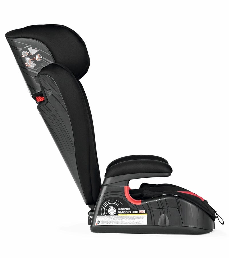 Peg Perego Viaggio HBB 120 High Back Booster Car Seat for Kids - Safe & Comfortable Travel Solution for Ages 4-12 | Perfect for Road Trips & Daily Commutes