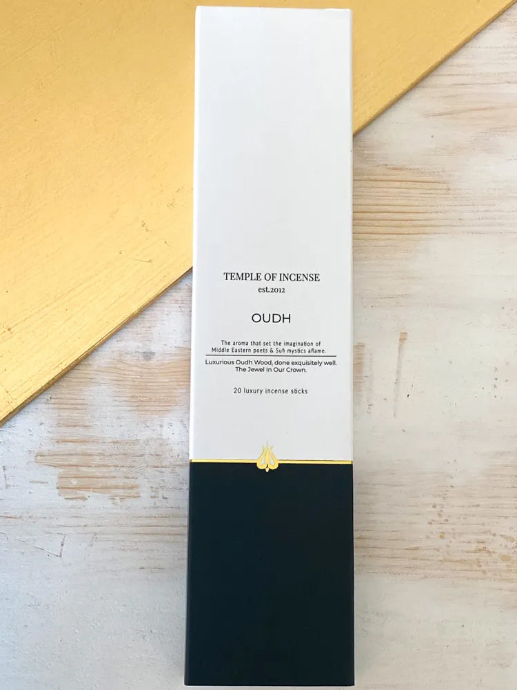 Premium Oudh Incense Sticks - Handmade Aromatic Sticks for Meditation, Yoga & Relaxation - Long Lasting Fragrance for Home, Office & Spiritual Spaces