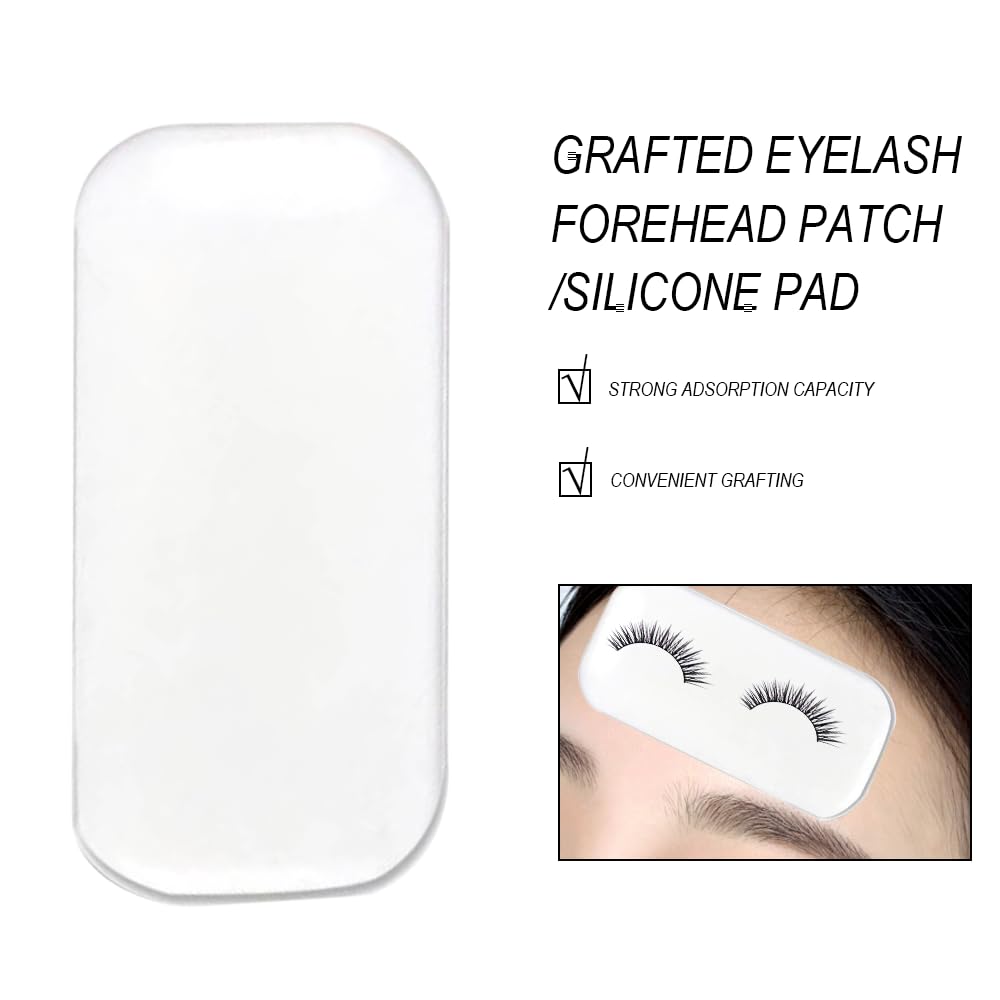 Reusable Silicone Lash Extension Pads - False Eyelash Holder & Makeup Palette for Professional & Home Use - Perfect for Lash Extensions, Makeup Application & Beauty Salon Practice