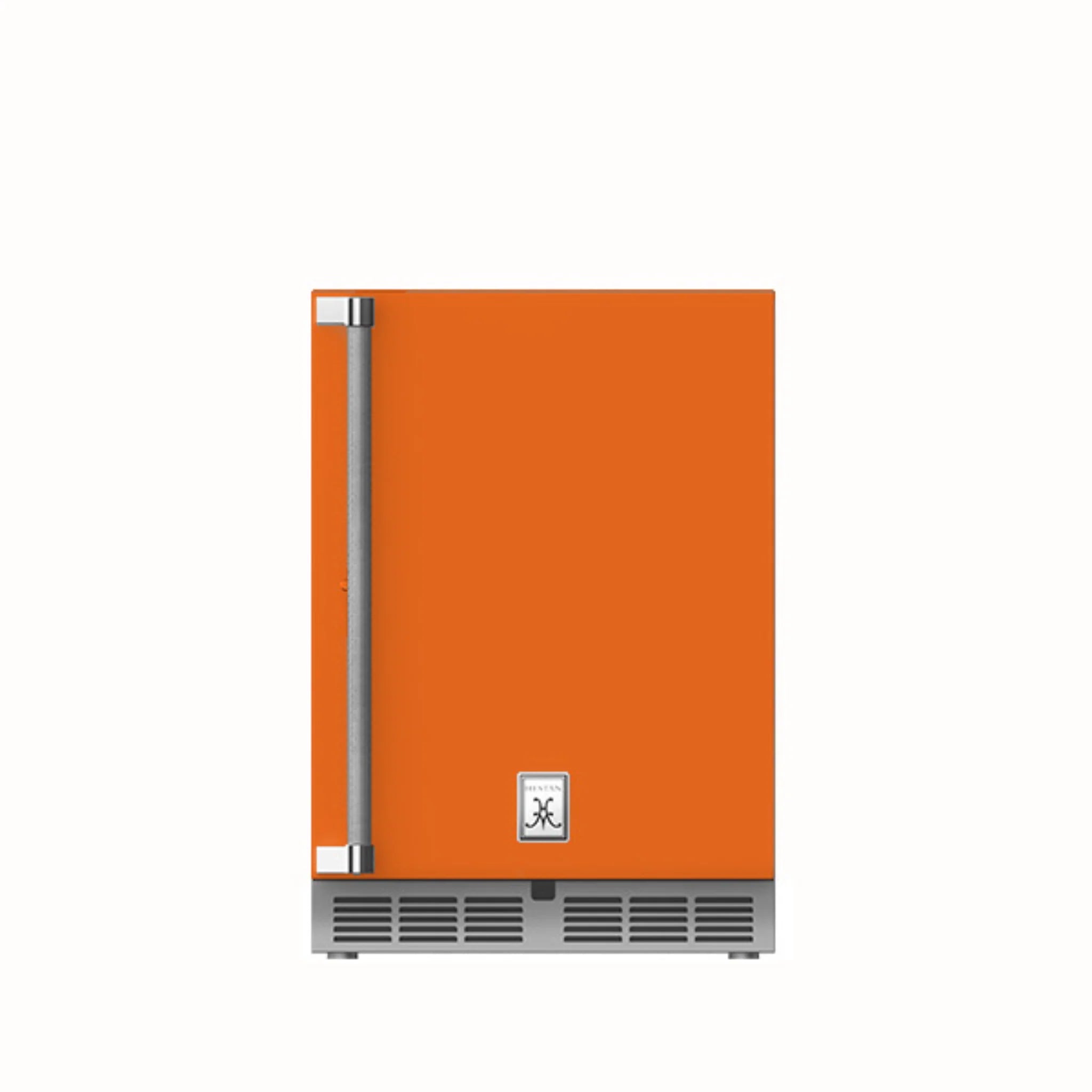 Hestan 24 Inch Outdoor Refrigerator with Solid Door - Stainless Steel GRS24 Model for Patio, Poolside & Backyard Entertaining