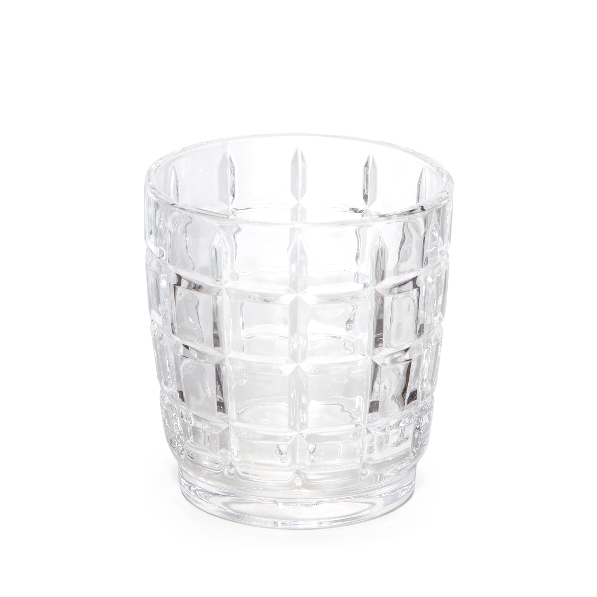 KIRUTO™ 10oz (295ml) Stackable Nesting Double Rocks Glass Set - 6 Pack - Perfect for Cocktails, Whiskey, and Home Bar Organization