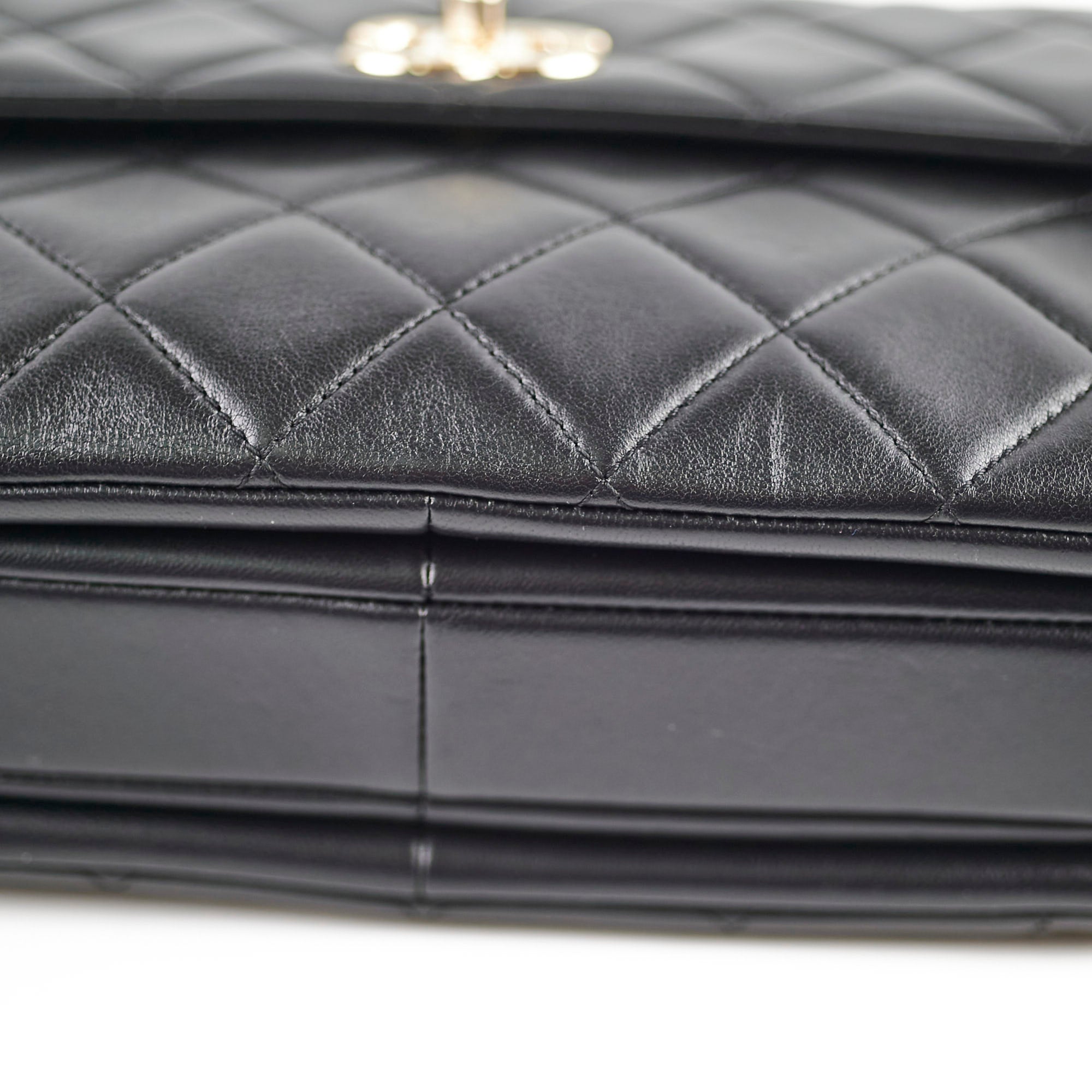 Chanel Trendy CC Small Flap Bag in Black - 24 Series with Removable Strap | Luxury Handbag for Women, Perfect for Parties & Evening Events