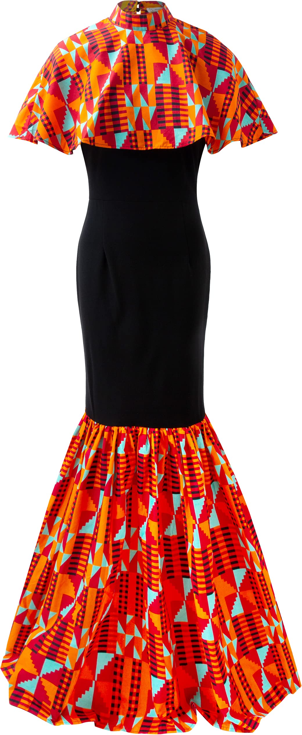 Stylish African Ankara Print Dresses for Women - Traditional Kente Pattern Outfits - Perfect for Cultural Events, Weddings & Special Occasions