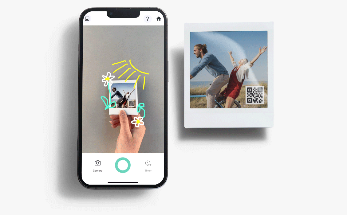 Fujifilm Instax Square Link Smartphone Printer - Print Photos Instantly from Phone in Midnight Green | Perfect for Travel, Parties & DIY Scrapbooking