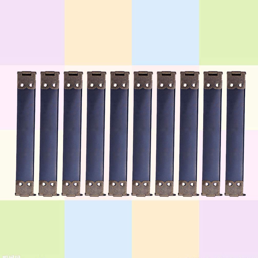 10pcs Handbag Hinges - Metal Internal Flex Frames for DIY Purse Making, Spring Clip Bag Hardware Accessories - Perfect for Handbag Repair & Crafting Projects