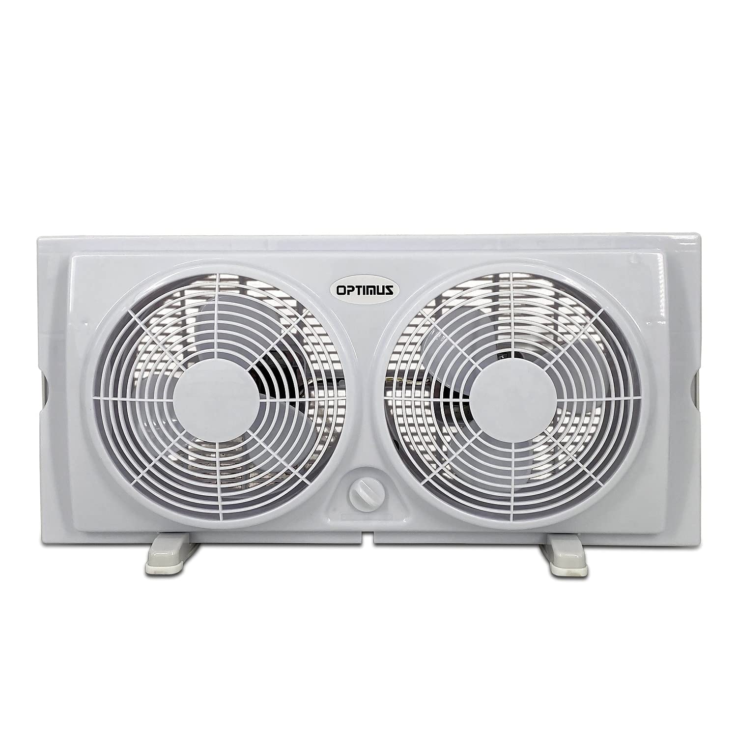 Optimus F-5280 7 Inch Portable Electric Desk Fan with 3 Speed Settings - Quiet Cooling Fan for Home, Office, Bedroom & Dorm Room - White