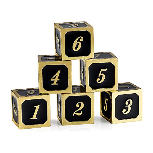 Gold Number With Black