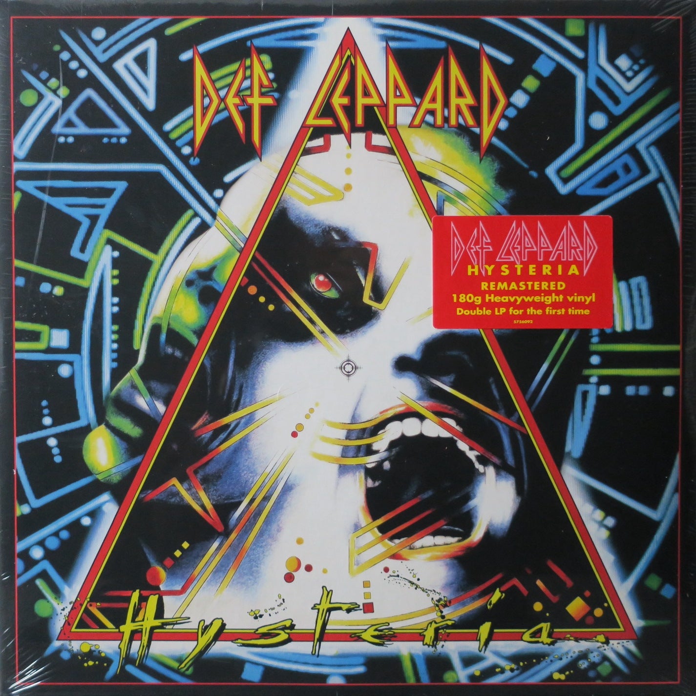 DEF LEPPARD 'Hysteria' Remastered 180g Vinyl 2LP Record - Classic Rock Album for Vinyl Collectors & Music Lovers, Perfect for Home Listening & Gift Giving