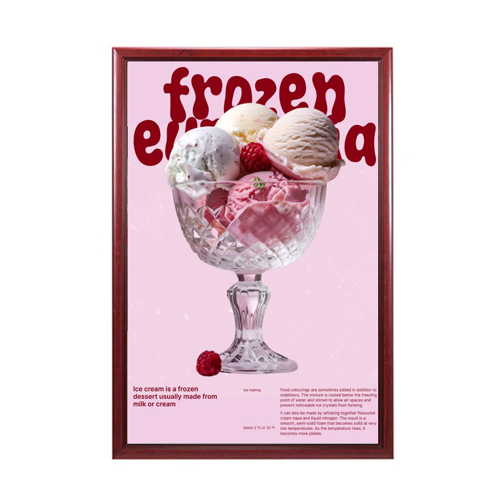 12x18 Inch Wooden Poster Frame - Wall Mounted Display Swing Frame for Art, Photos, and Posters - Perfect for Home Decor, Office, and Gallery Displays