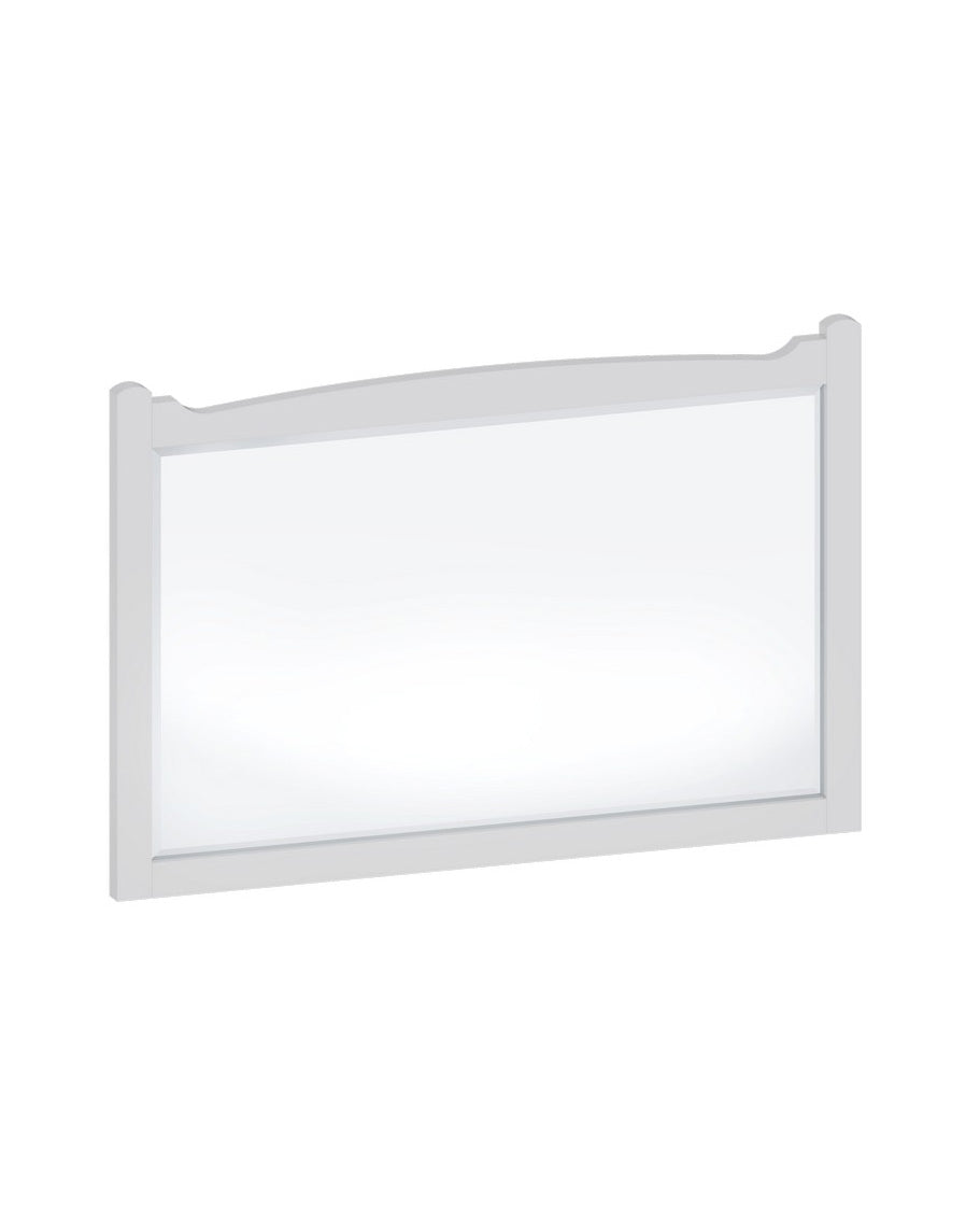 Guild White Bathroom Mirror – Modern Wall Mirror for Bathroom Vanity, Makeup, and Home Decor – Perfect for Small Spaces and Apartment Living