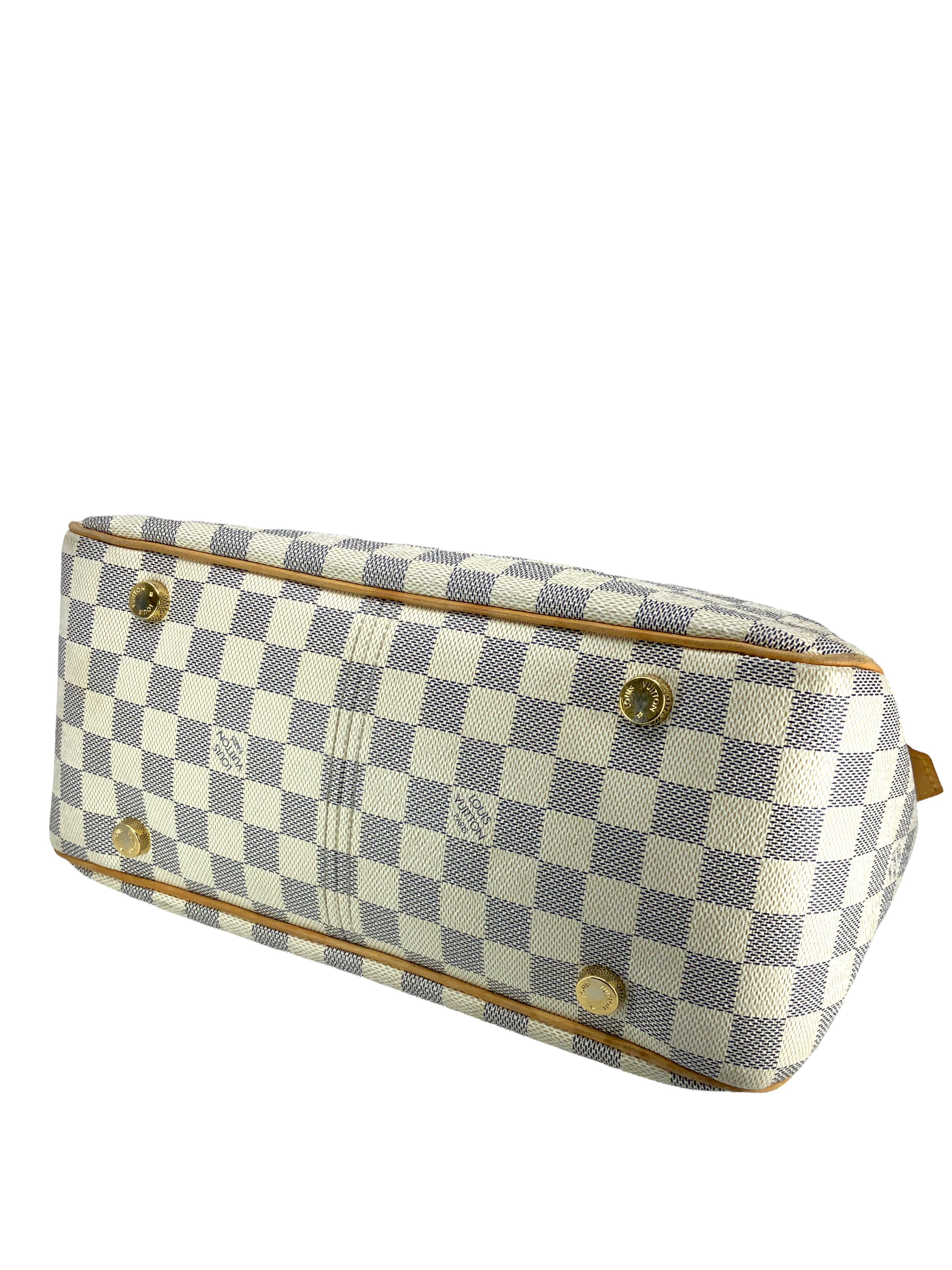 Authentic Louis Vuitton Damier Azur Figheri PM Crossbody Handbag for Women - Luxury Designer Shoulder Bag for Work, Travel & Everyday Use