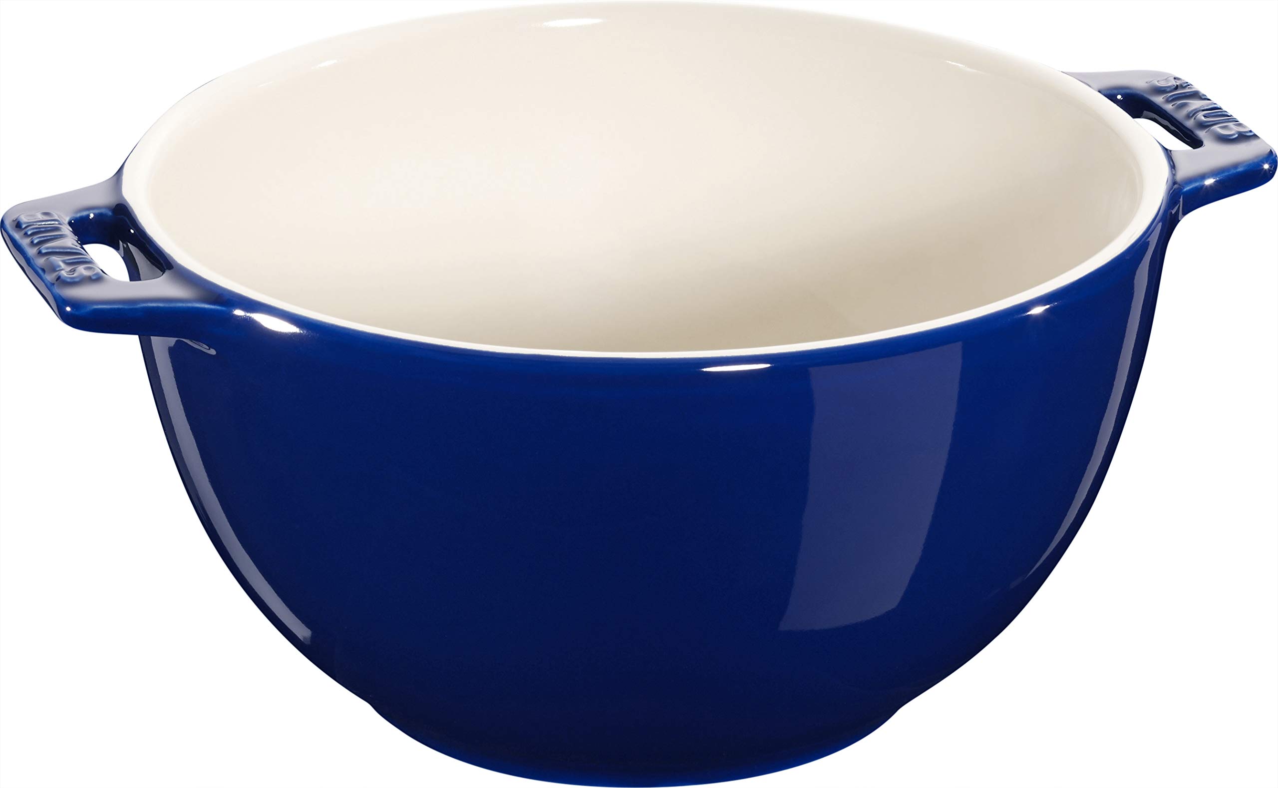 STAUB Ceramic Salad Bowl - Premium Handmade Stoneware for Fresh Salads, Fruits & Appetizers - Perfect for Dinner Parties, Picnics & Healthy Meal Prep