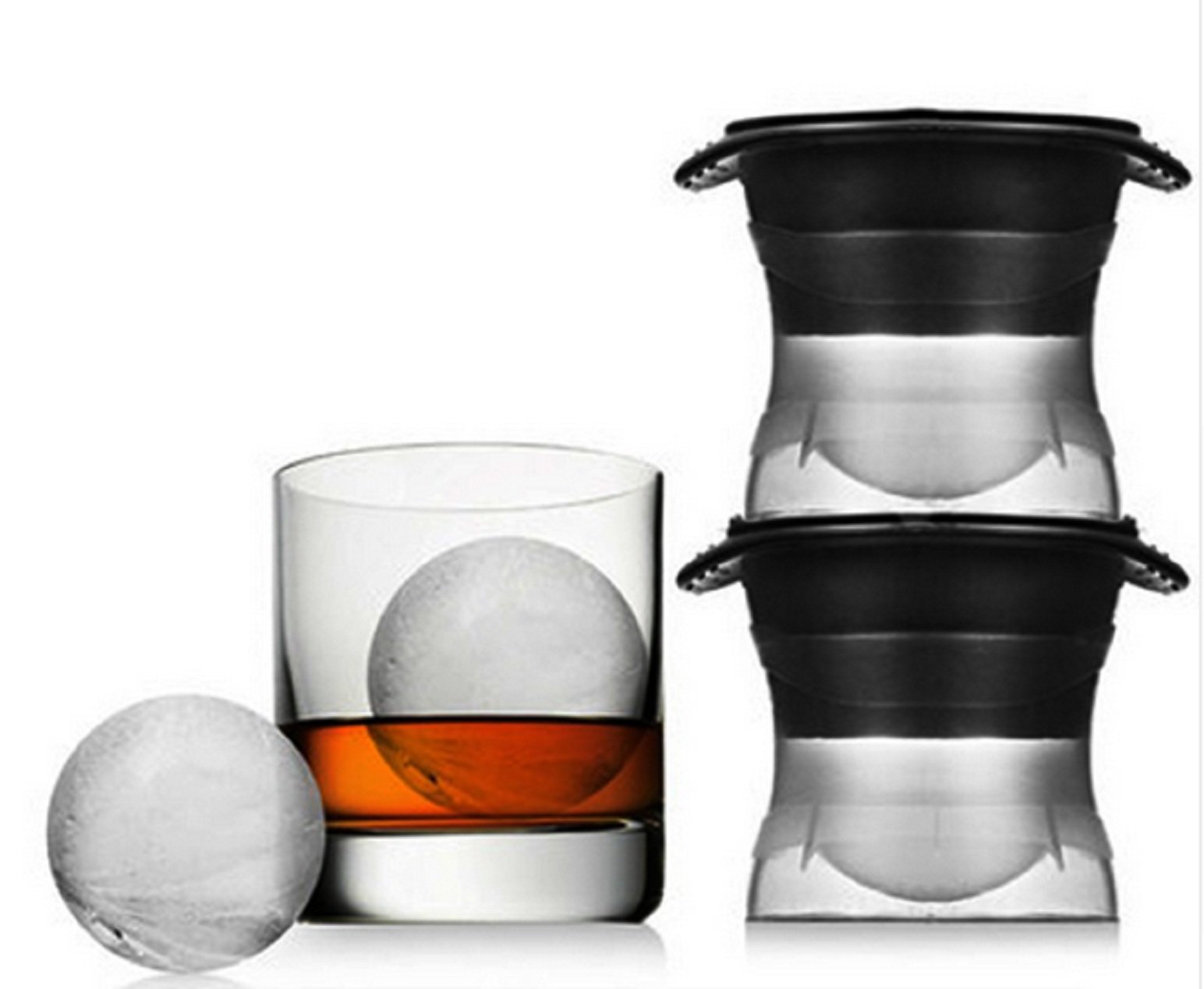 Premium Ice Ball Maker for Whiskey & Cocktails – Slow Melting Spheres for Chilled Drinks at Home, Bars, or Parties